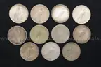24 Assorted U.S. Silver Peace Dollar Coins