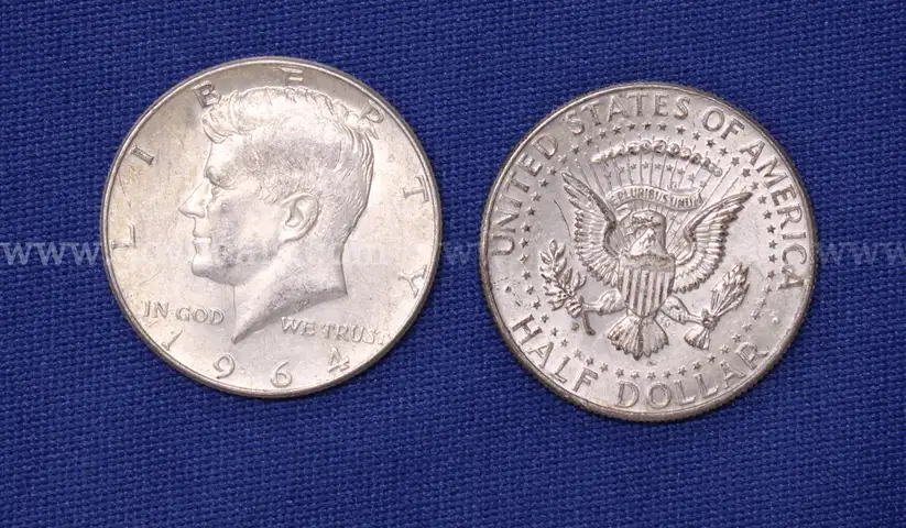 59 U.S. Silver Kennedy Half Dollar Coins