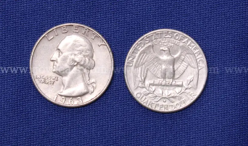 500 U.S. Silver Washington Quarters