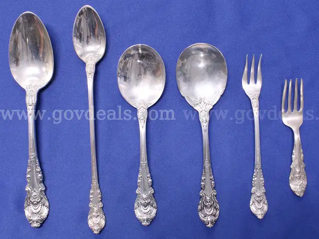 41 Pieces Of Wallace Sir Christopher Pattern Sterling Silver Flatware, 1624.8G