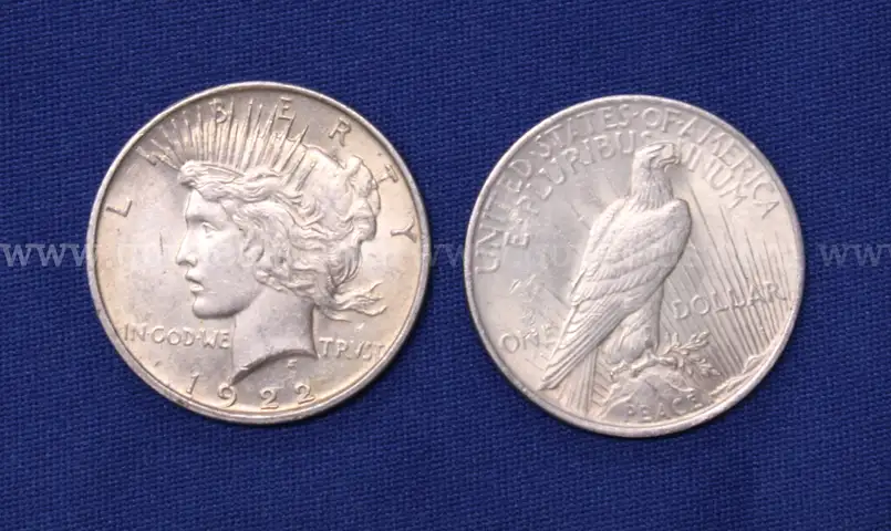 25 U.S. Silver Peace Dollar Coins