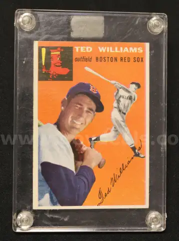 1954 Topps Ted Williams #1 Vintage Baseball Card