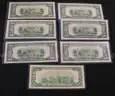 1- 1928A U.S. $100 Note and 6- 1934 U.S. $20 Notes, Some in Sequence