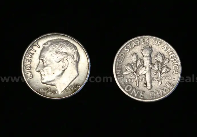 1000 U.S. Silver Roosevelt Dimes