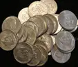 158- 1964 U.S. Silver Kennedy Half Dollar Coins