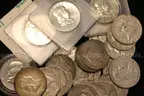 69 U.S. Silver Franklin Half Dollar Coins