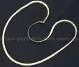 14K Yellow Gold Herringbone Design Necklace, 4.5 Grams