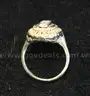 14K Yellow Gold Diamond Fashion Ring, 5.6 Grams
