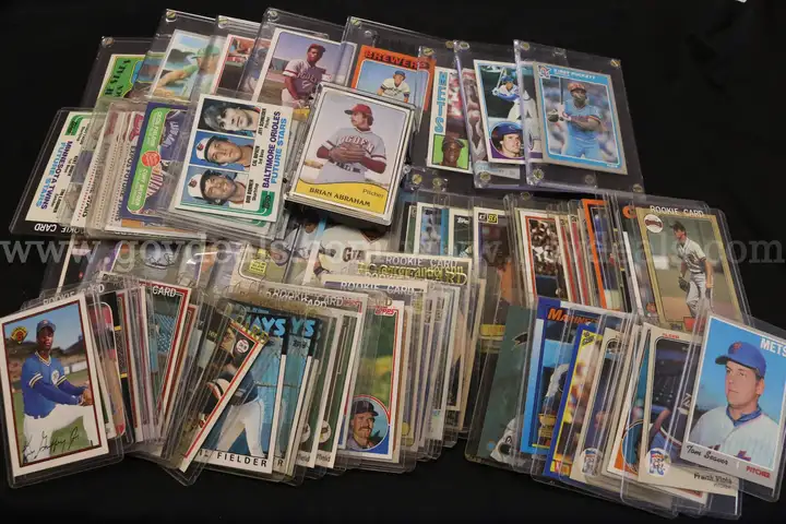 101 Vintage baseball Trading Cards