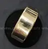 14K Yellow Gold Wide Hinged Bangle Bracelet 40.0 Grams