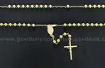 14K Yellow Gold Rosary, 33.0 Grams