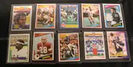32 Assorted Baseball & Football Cards