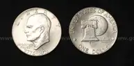 34 U.S. Eisenhower Dollar Coins