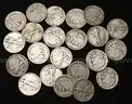 22 Silver U.S. Walking Half Dollars
