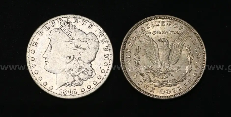 9 Silver U.S. Morgan Dollars