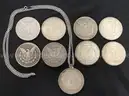9 Silver U.S. Morgan Dollars