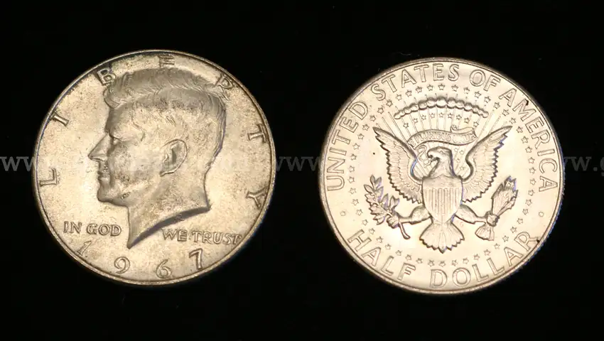 102 U.S. Kennedy Clad Half Dollar Coins