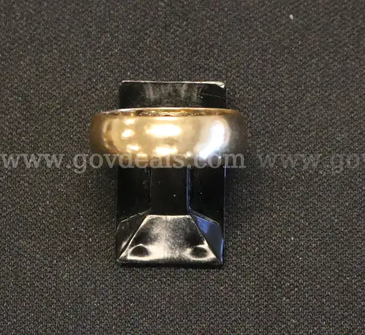 14K Yellow Gold Plain Band Design Ring, 5.0 Grams