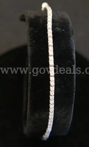 Platinum Diamond Tennis Bracelet, 8.7 Grams