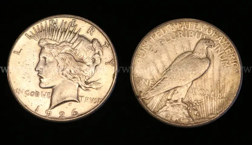 25 Silver U.S. Peace Dollar Coins