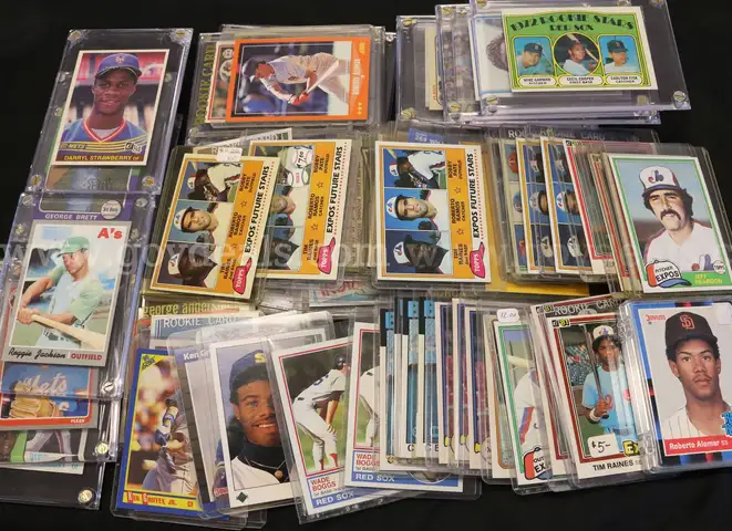 107 Assorted Brand Vintage Baseball Cards
