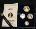 1988 4-Coin Proof American Gold Eagle Set