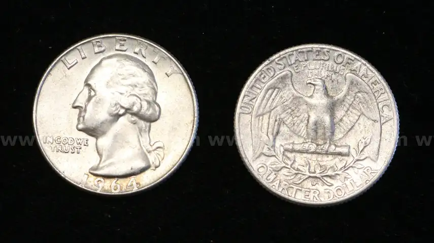 141 Assorted Date U.S. Silver Washington Quarters