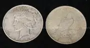 16 Assorted U.S. Peace Dollar Coins