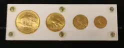 Early 1900's Assorted Date U.S. Gold Coin Type Set, 62.5 Grams Total