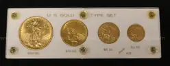 Early 1900's Assorted Date U.S. Gold Coin Type Set, 62.5 Grams Total