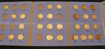 98 U.S. Silver Washington Quarters in Blue Collector's Books