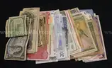 250 Assorted Foreign Bills & Notes