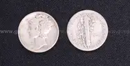 102 Silver U.S. Mercury Dimes