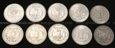 34 U.S. Silver Morgan Dollar Coins