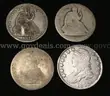 4 Assorted U.S. Silver Half Dollar Coins