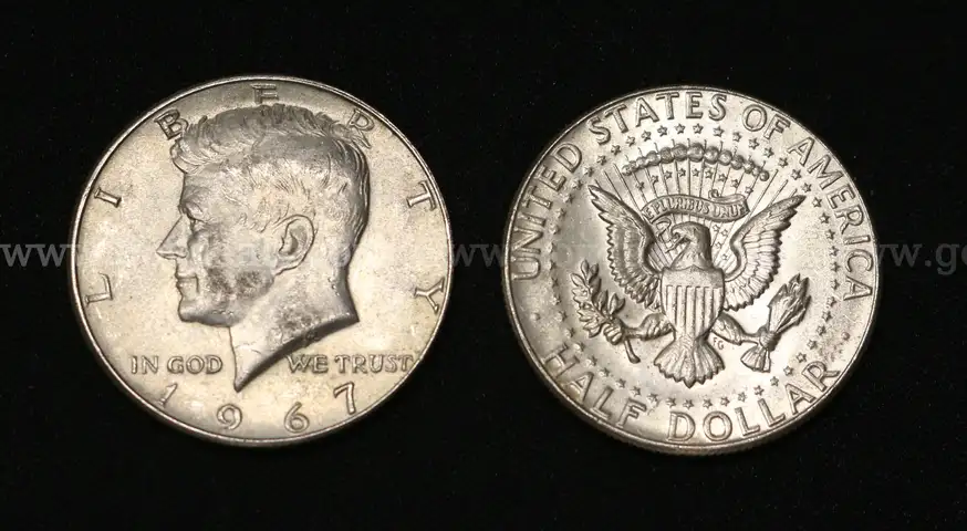 283 U.S. Kennedy Clad Half Coins
