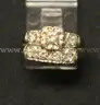 14K White Gold 2 Piece Diamond Wedding Set, 4.4 Grams