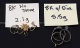 90 Pieces of Assorted Scrap Gold Jewelry, 196.3 Grams Total