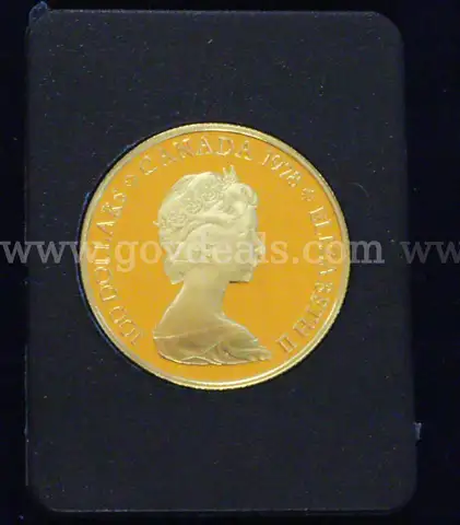 1978 Canada National Unity $100 1/2 Ounce Gold Coin, 16.97 Grams