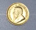 1983 South African 1/10th Ounce Gold Krugerrand, 3.4 Grams