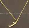 18k Yellow Gold Rope Chain with Enameled Venetian Boat Pendant, 16.1 Grams Total