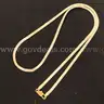 14k Tri-Tone Gold Diamond Cut Herringbone Necklace, 5.7 Grams