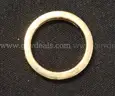 14k Yellow Gold Band with Channel Set Diamonds, 4.9 Grams