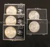 5 U.S. Silver American Eagle $1 Coins