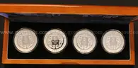 2008 Beijing Olympics Series .999 Silver 4 Coin Set With Box