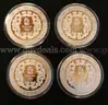 2008 Beijing Olympics Series .999 Silver 4 Coin Set With Box