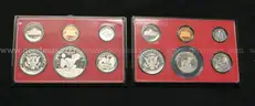 34 Assorted Date United States Proof Sets, Some Silver
