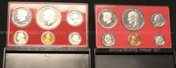 34 Assorted Date United States Proof Sets, Some Silver