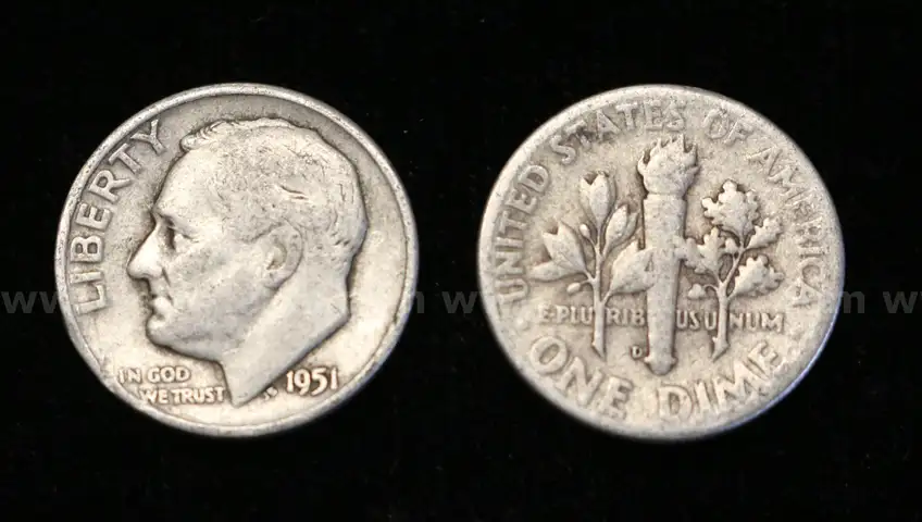 136 Silver U.S. Roosevelt Dimes