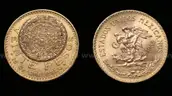 1918 and 1959 Mexico Veinte Pesos Gold Coins, 33.2 Grams Total